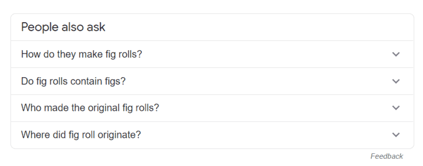 People Also Ask Figrolls
